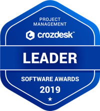 Crozdesk Project Management Software Awards Leader 2019