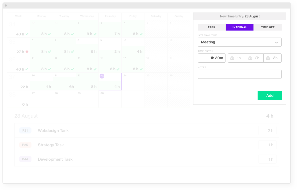 Timesheets-Add Time